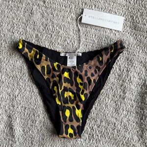 Stella McCartney Leopard Print Bikini Bottom